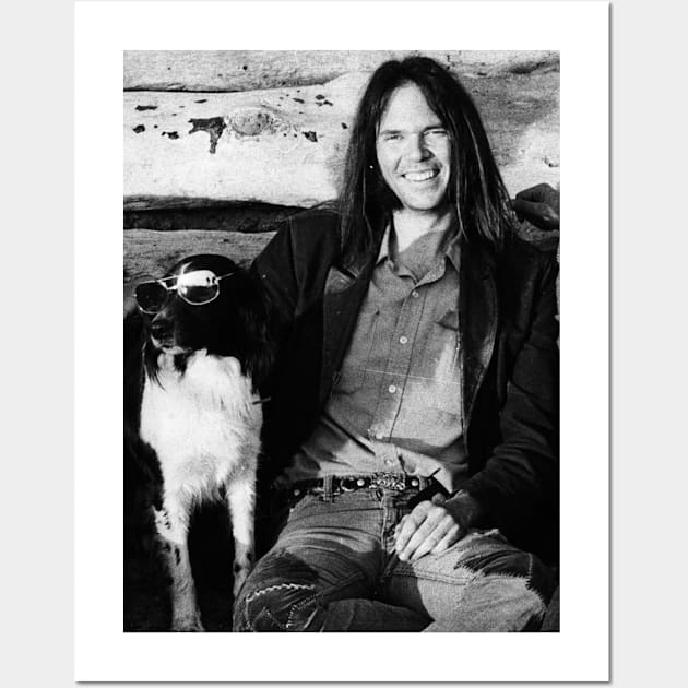 Neil Young / 1945 Wall Art by DirtyChais